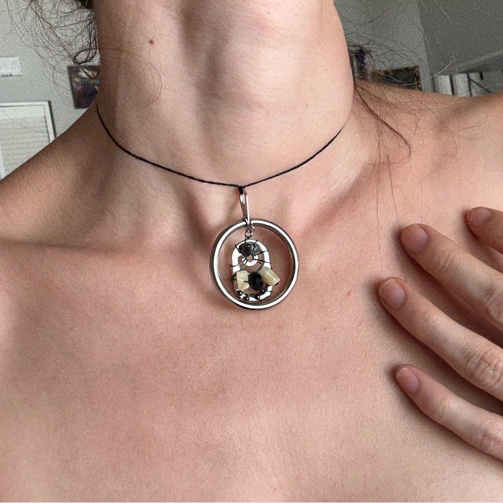 EKA UPCYCLED soda tab choker friendship necklace by Erika Kelly Apparel